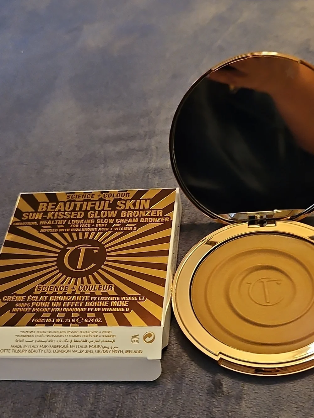 Charlotte Tilbury Beautiful Skin Sun-Kissed Cream Bronzer - Golden Brown